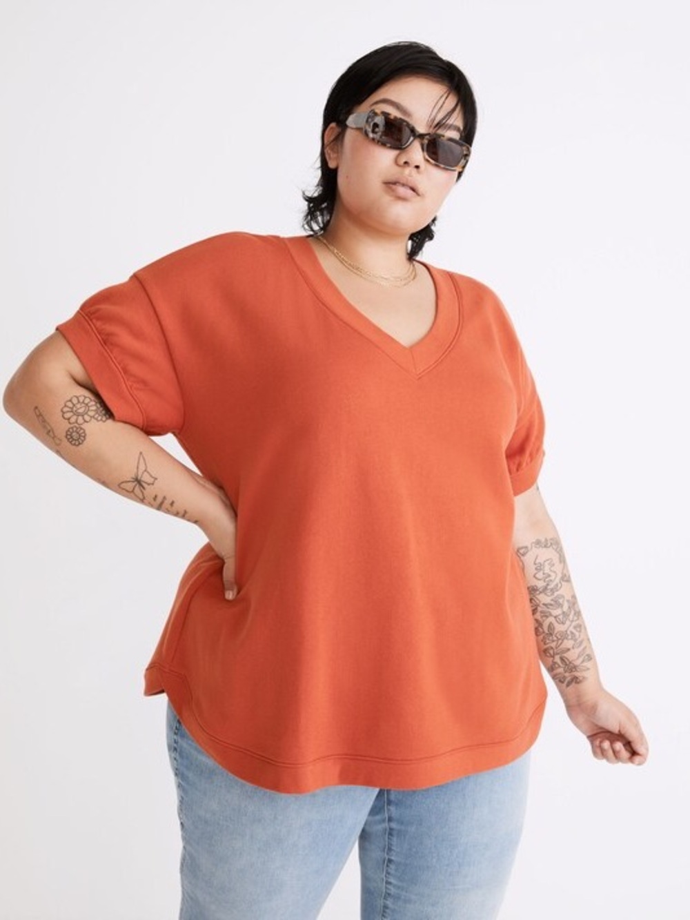 Madewell (Re)sourced French Terry Sweatshirt Tee